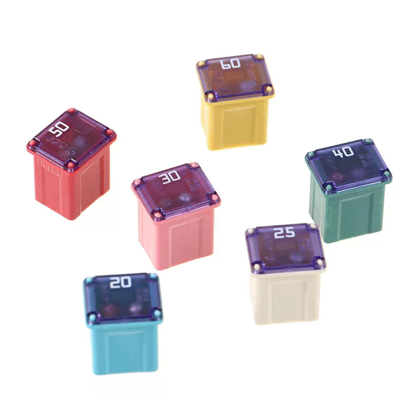 Square Fuse 20A 25A 30A 40A 50A PEC Automotive Car Tube Waterproof Qme