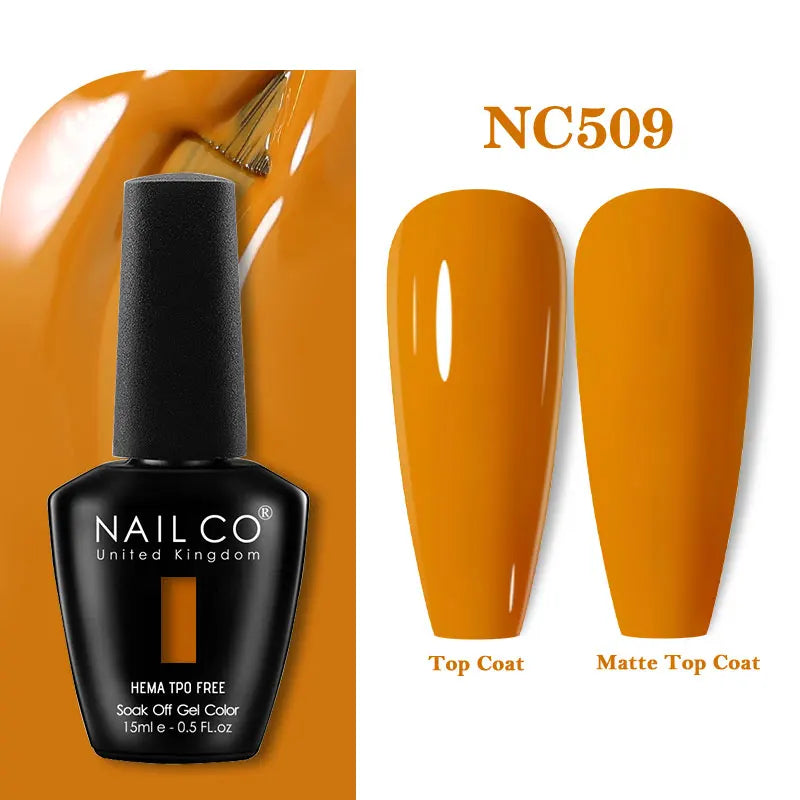 NAILCO Coat Base Gel Nail Polish Nails Art Semi Permanent Lacquer