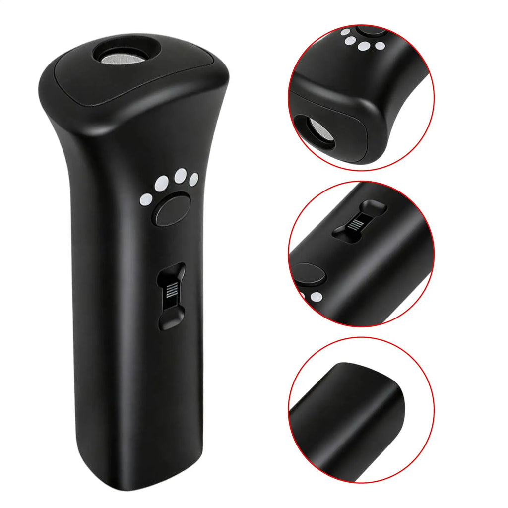 Trainer Ultrasonic Dogs Puppy Training LED Flashlight Dog Bark Qme