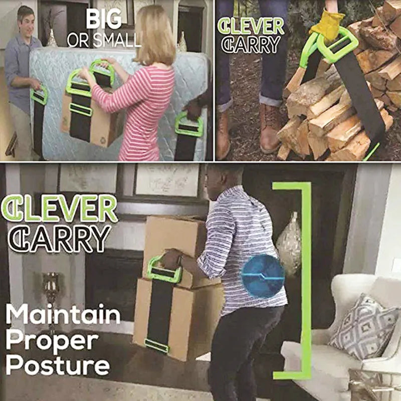 Clever Carry Portable Moving Rope Carrying Strap Tie Wraps Qme