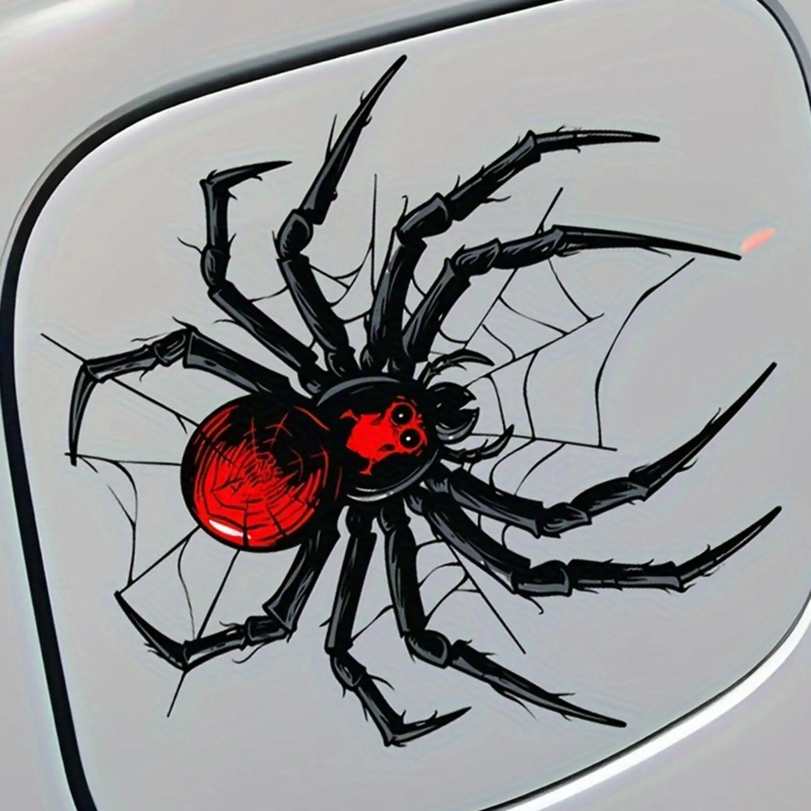 Cartoon Car Stickers Spider Cartoon Car Decals Fashionable Auto Animal Stickers Decorative Car Sticker For Vehicles Decorations Qme