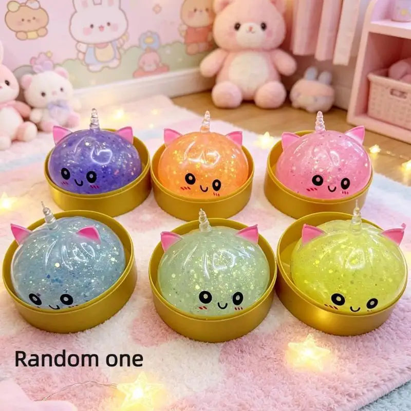 Simulation Dumpling Soft Colorful Stress Relief Toy Anti Anxiety Fidget Gift For Adults Relieve And Pressure Qme style 4
