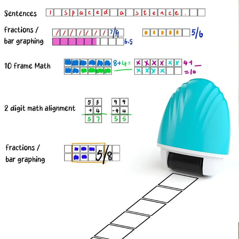 Roller Stamp Math Correction Tool Convenient Teacher's Teaching Qme