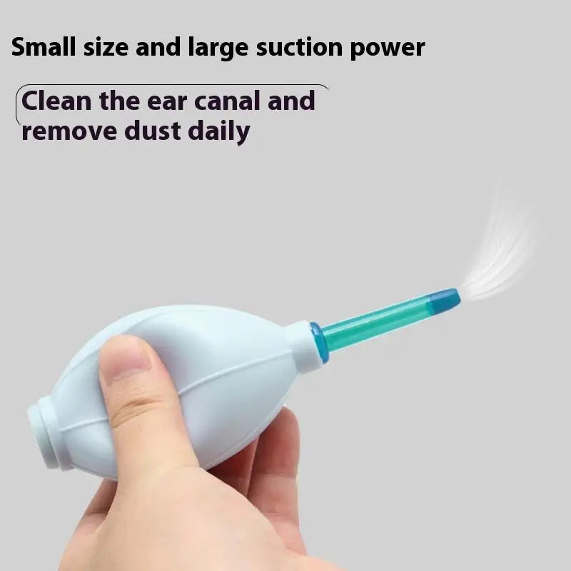 Single Handed Ear Suction Bulb Wax Removal Cleaning Syringe Rubber Qme Default Title