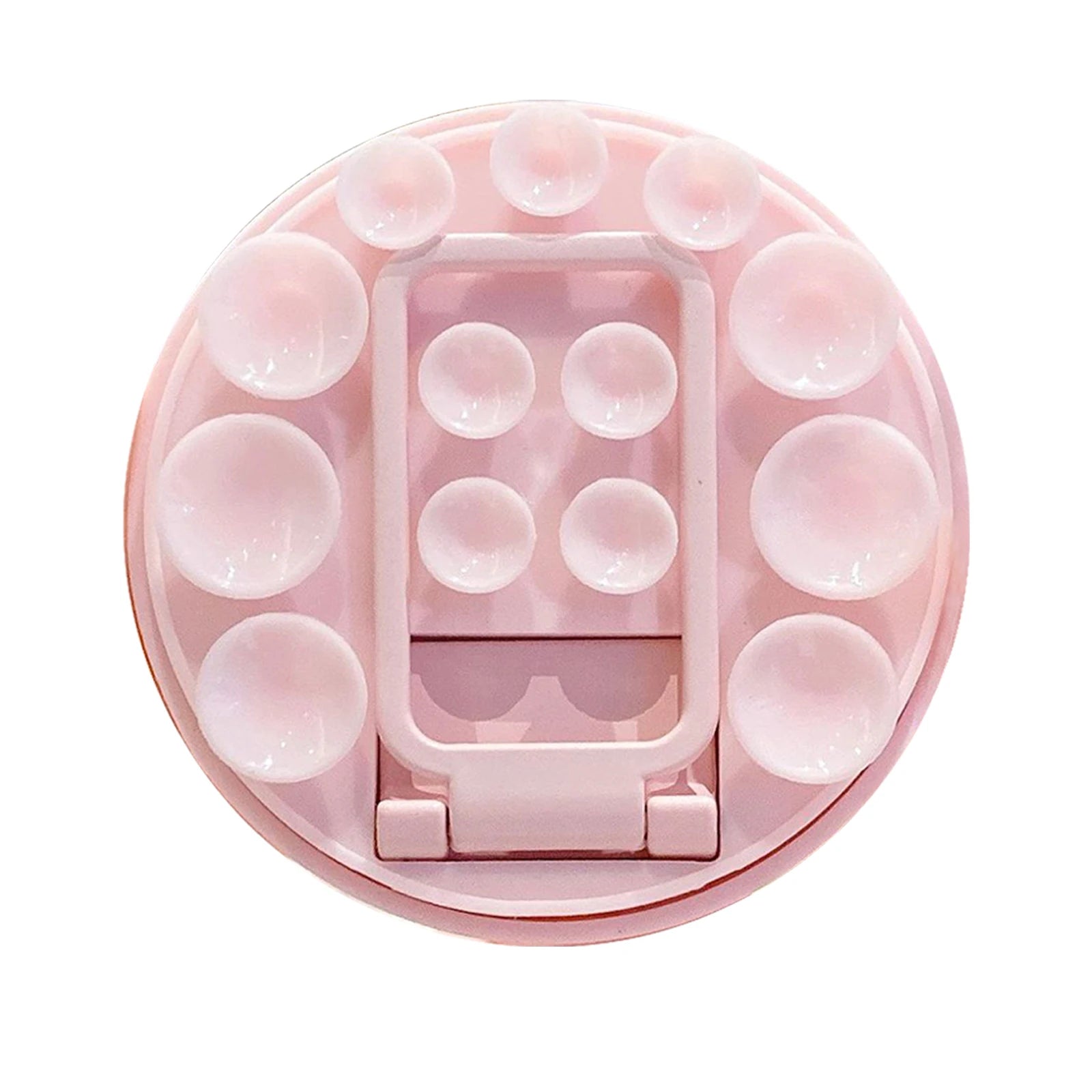 Adhesive Suction Cup Phone Mount Trendy Strong Suction Sticky Phone Grip Accessories Soporte Celular for Selfies and Videos Qme Pink