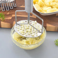 Stainless Steel Potato Press Mashed Potatoes Double-layer Kitchen Qme Default Title