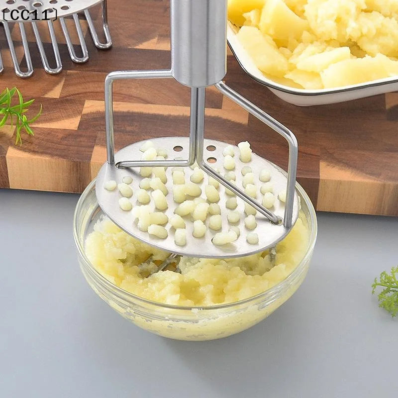 Stainless Steel Potato Press Mashed Potatoes Double-layer Kitchen Qme Default Title