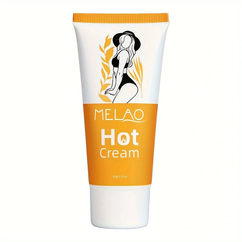 MELAO Hot Cream - Enhances Workout Performance, Firms Skin with Vitamin E, Hyaluronic Acid for All Skin Types Qme Melao Hot Cream