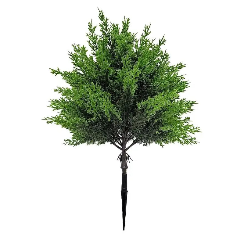 Artificial Cedar Topiary Trees Christmas Decorations Indoor Outdoor Small Realistic Greenery Cedar Pine Tree Home Garden Decor Qme A