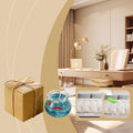 Mini Jelly Wax Fish Tank-shaped Aromatherapy Candle Compact Home Store Long-lasting Decoration Candle for Holiday Creative Gift Qme Blue