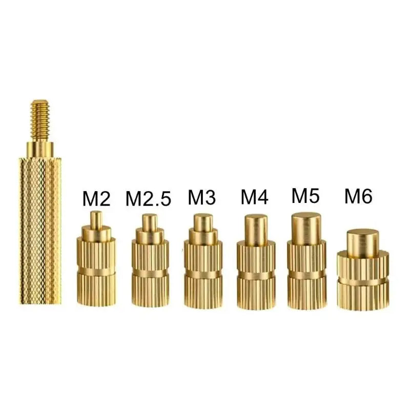 Heat Soldering Iron Tip Head Insert M2-M6 Melt Brass Embedded Thread Qme 1