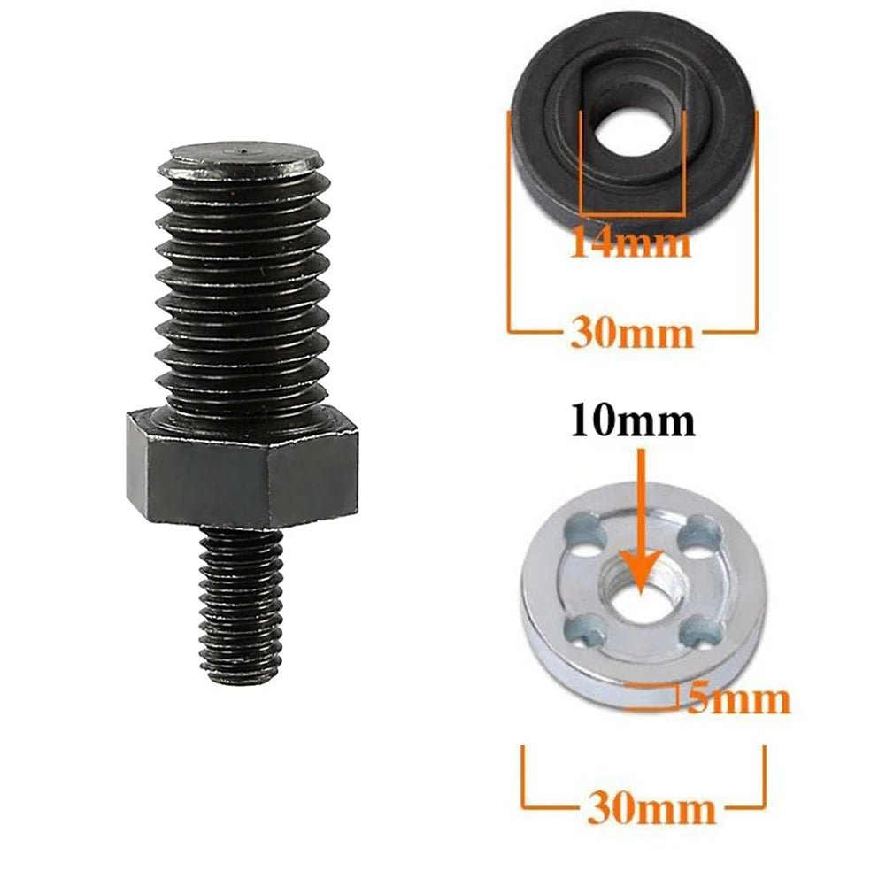 Angle Grinder Connector Replacement With Pressure Plate Metal Grinding Adapter Rod 5mm To 10mm For Mini Angle Grinder Qme rod with plate