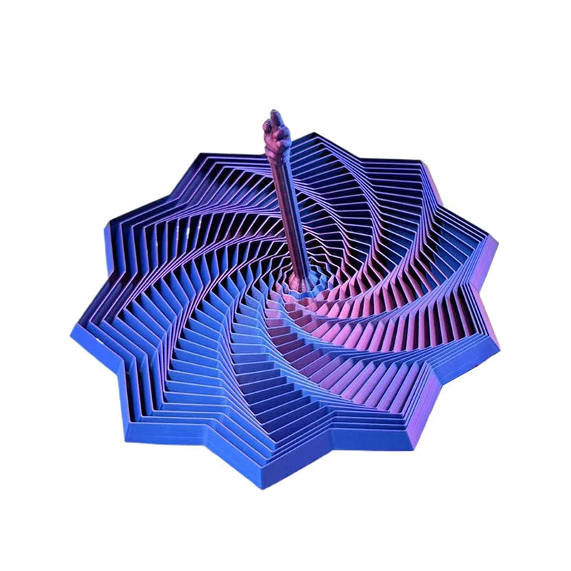 3D Printed Expanded Sensory Fidget Star Expandable Fractal Toys Qme