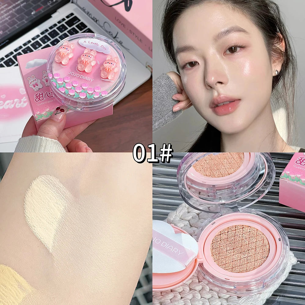 JOJO DIARY Moisturizing Concealer BB Air Cushion Cream Atural Qme JJ323-01