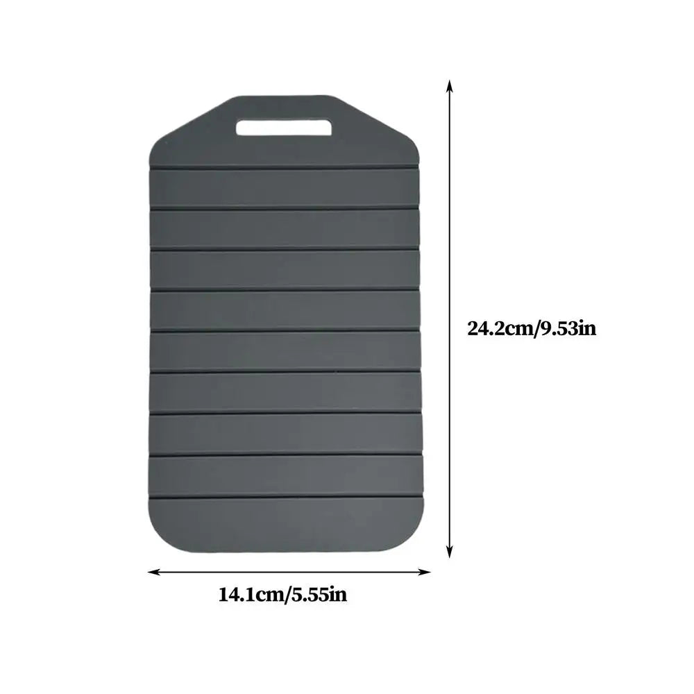 Cutting Board Silicone Foldable Flexible Portable Chopping Mat Qme China Mainland Light Grey