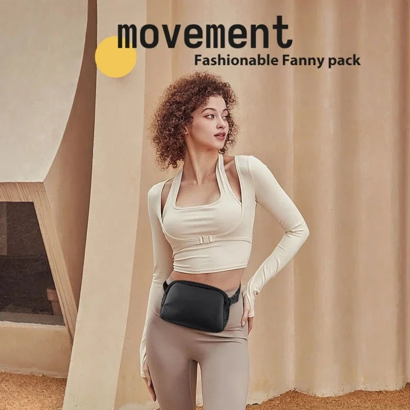 Waist Bag Running Sports Phone Holder Multifunctional Chest Qme