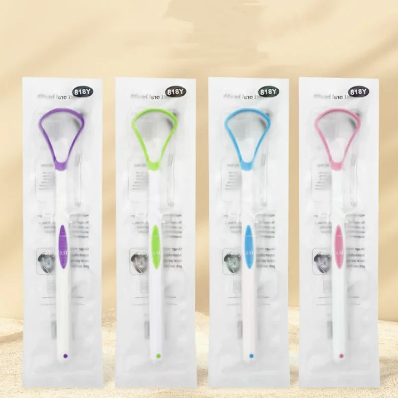 1/5/10/20pcs Grade Tongue Scraper Oral Care Device Removes Thick Coating Food Residue Bad Breath Prevention Tongue Cleaning Qme