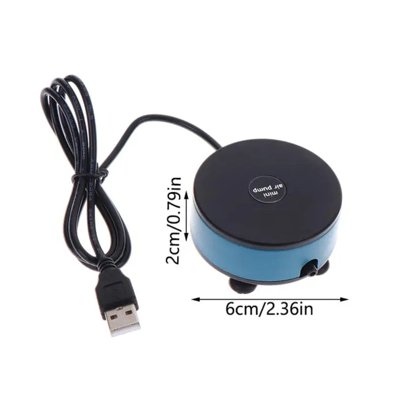 Small Oxygen Pump Air Compressor Aquarium Accessories USB Mini Fish Qme