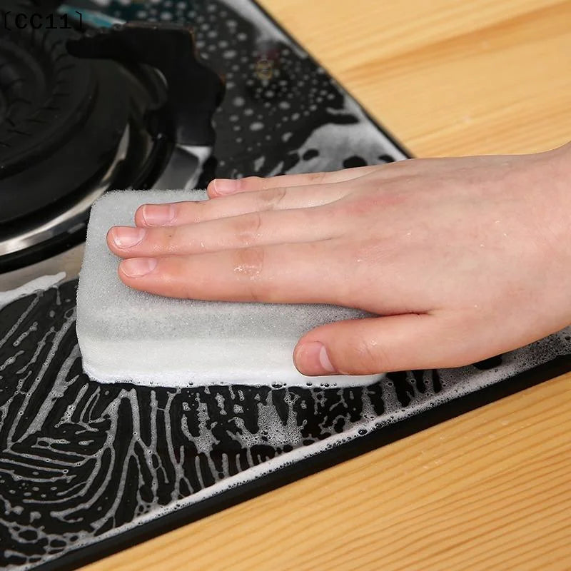 Double-sided Cleaning Spongs Scouring Pad Kitchen Wipe Dishwashing Qme
