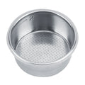 Coffee Filter Basket Stainless Steel Non Pressurized Portafilter Basket for Breville Single Wall Espresso Machine Parts Qme Silver
