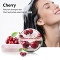 Cherry Fruit Essence Shampoo Bar Plant Extract Moisturizing Qme 60g