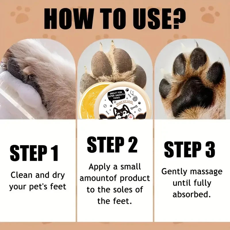 20g Dog Nose and Paw Balm Dog Paw Cream Cats Dogs Paw Protector Cream Pet Feet Moisturizer Pet Crack Feet Repair Pet Accessories Qme