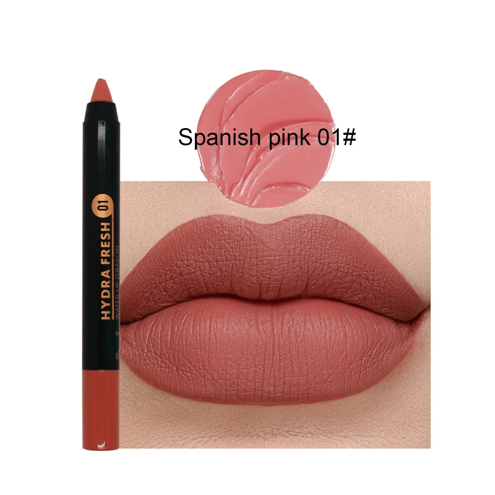 Matte Velvet Lipstick Pencil Waterproof Long Lasting Sexy Red Lip Sticks Non-Stick Cup Makeup Lip Tint Pencil Cosmetics 15Colors Qme 1