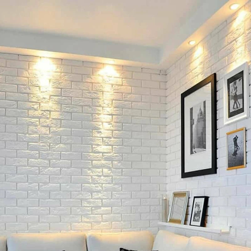 3D Wallpaper XPE Foam Material Wall Stickers for Kitchen Bedroom Living Room and Mor Self Adhesive Vinyl Wall Art Essential Qme