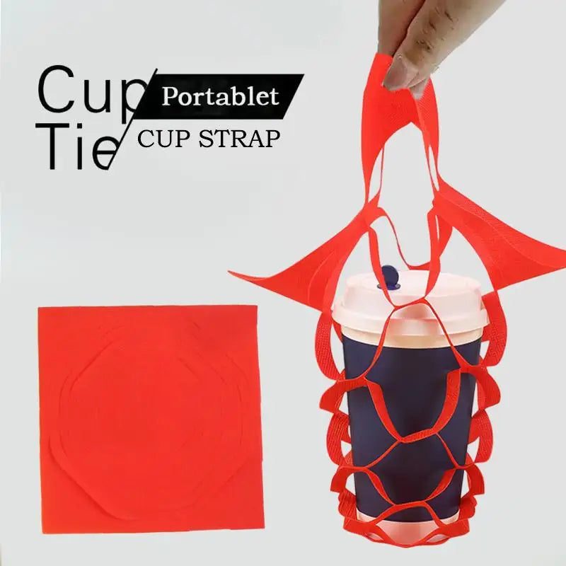 Milk Tea Packaging Pouch Green Blue Solid Single Cup Takeaway Bags Qme