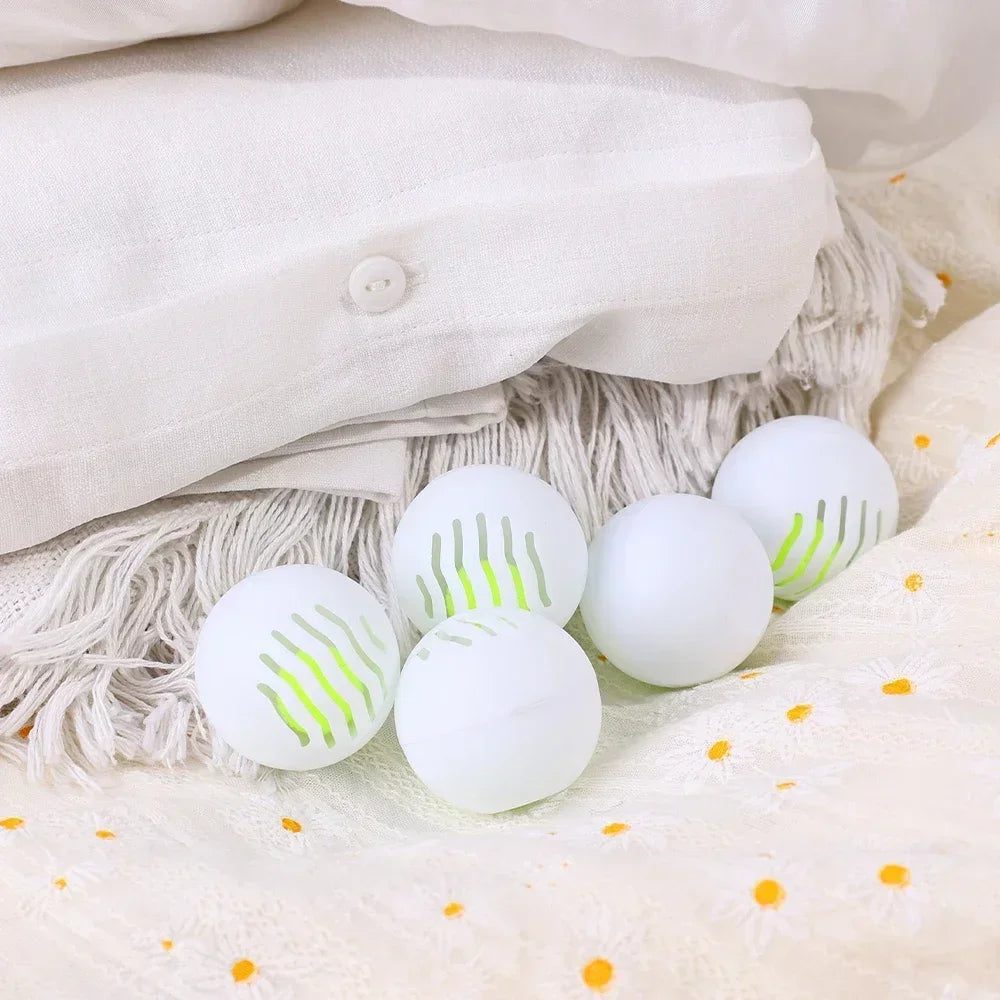 Deodorizer Freshener Balls 6pcs for Shoes Multifunction Jasmine Scent Fresheners Footwear Shoe Closet Toilet Deodorization Qme