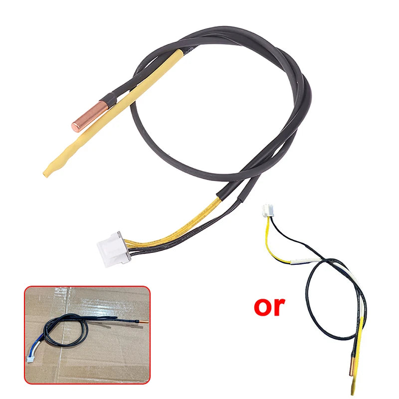 1PC 47cm DIY Accessories For Gree Ambient Air Conditioner Temperature Sensor Double Probe Tube Air Temperature Sensor. Qme