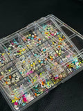 12-square Star Heart-shaped Flat Diamond Nail Art Accessory DIY Qme mix