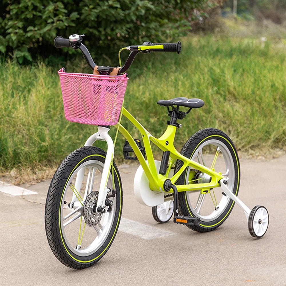 Large Capacity Metal Bike Basket Universal Detachable Front Bicycle Basket Hanging Kids Bicycle Accessories,Handlebar Basket Qme
