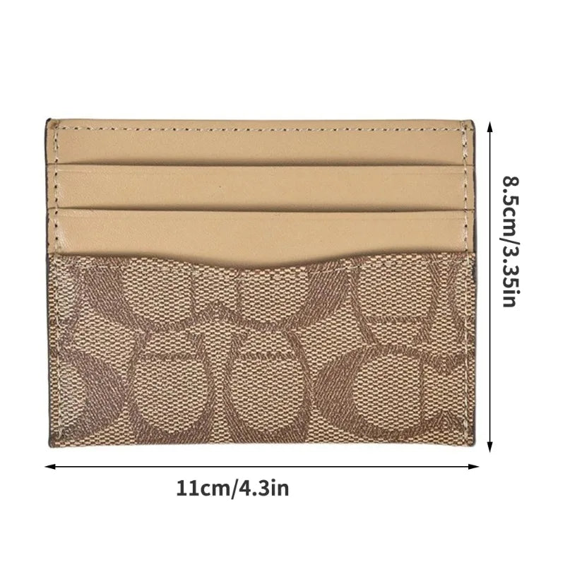 Multi-function Card Holder Luxury Design Wallets Women PU Leather Qme