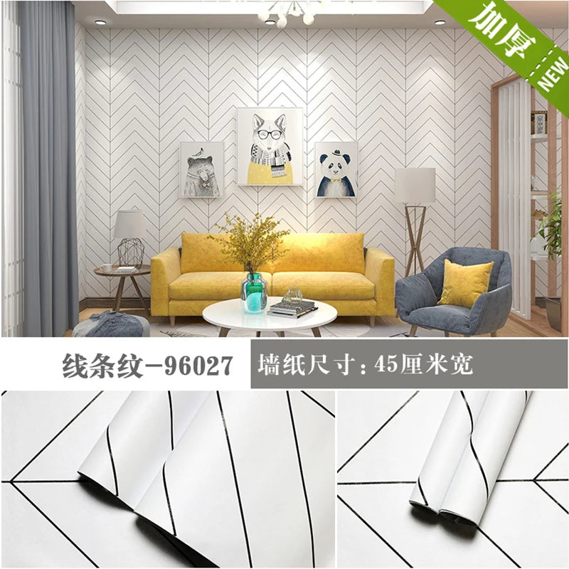 Modern Vinyl Wallpaper Peel Stick Boho Contact Paper Self Adhesive Qme 12 6mx44.5cm