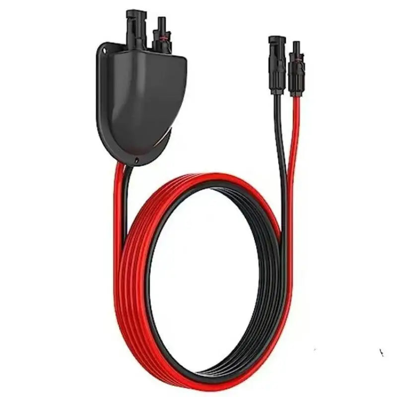 Solar Weatherproof Entry Gland Housing Extension Cable Connector Qme Black