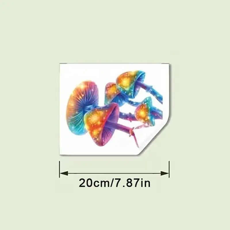 Glow-in-the-Dark Coral Reef Toilet Sticker Luminous Wall Sticker Home Decoration Self-Adhesive Removable Waterproof Car Sticker Qme C