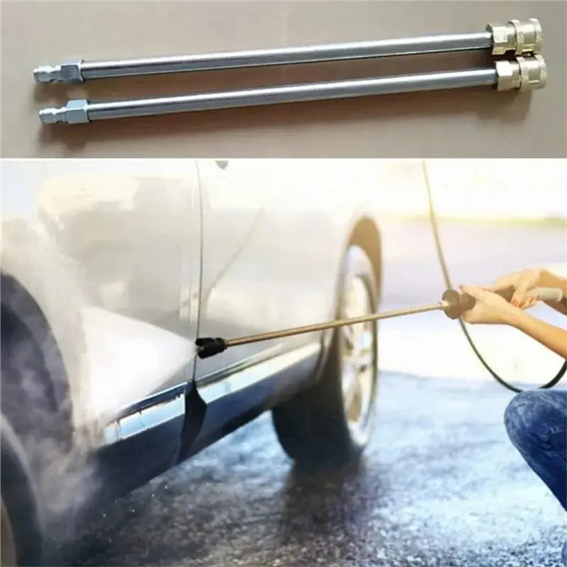 A02F-Stainless Steel Spray Rod With 1/4 Inch Quick Connect Plug Pressure Washer Extension Wand Lance Qme