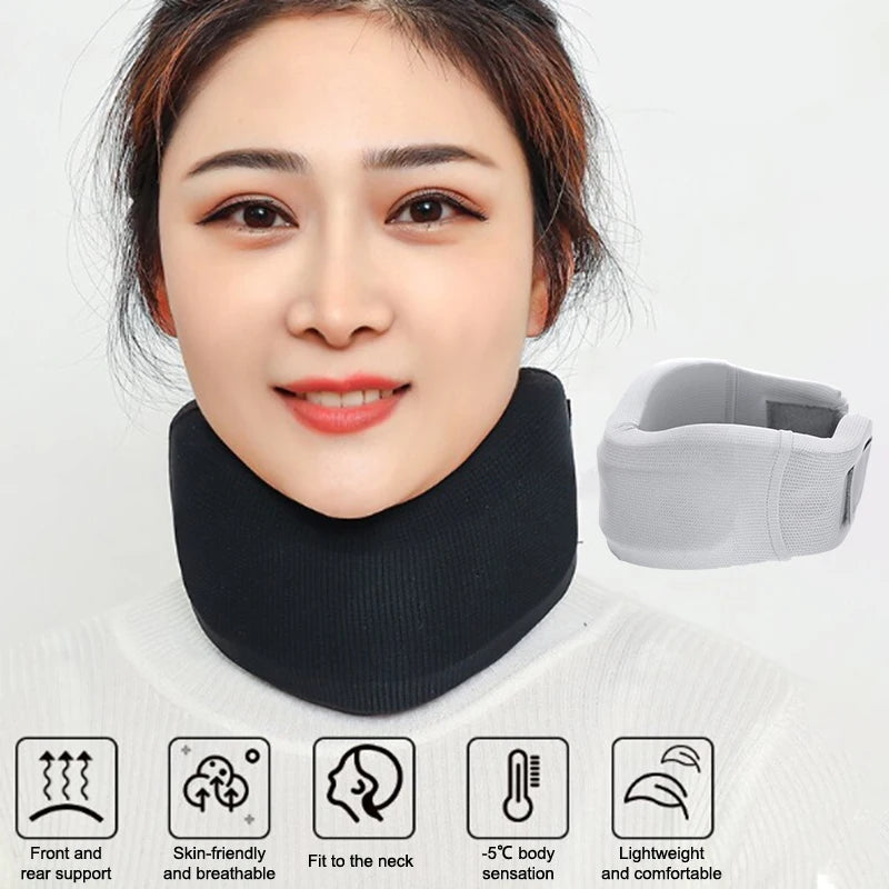 Soft Sponge Cervical Neck Brace Soothing Comfort Spine Support Qme