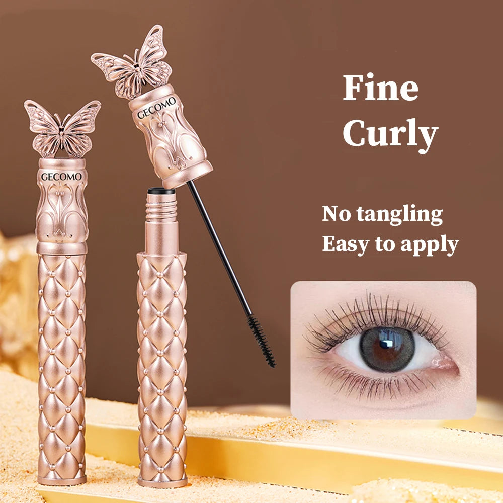 GECOMO Butterfly Flying Volume Mascara Curl Long-lasting Makeup Thin Qme