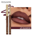 Inclined Tube Brown Tube Lip Liner, Multi-color Lipstick Pen, Depicting Lip Contours, Charming Lips, Lip Cosmetics Qme 05