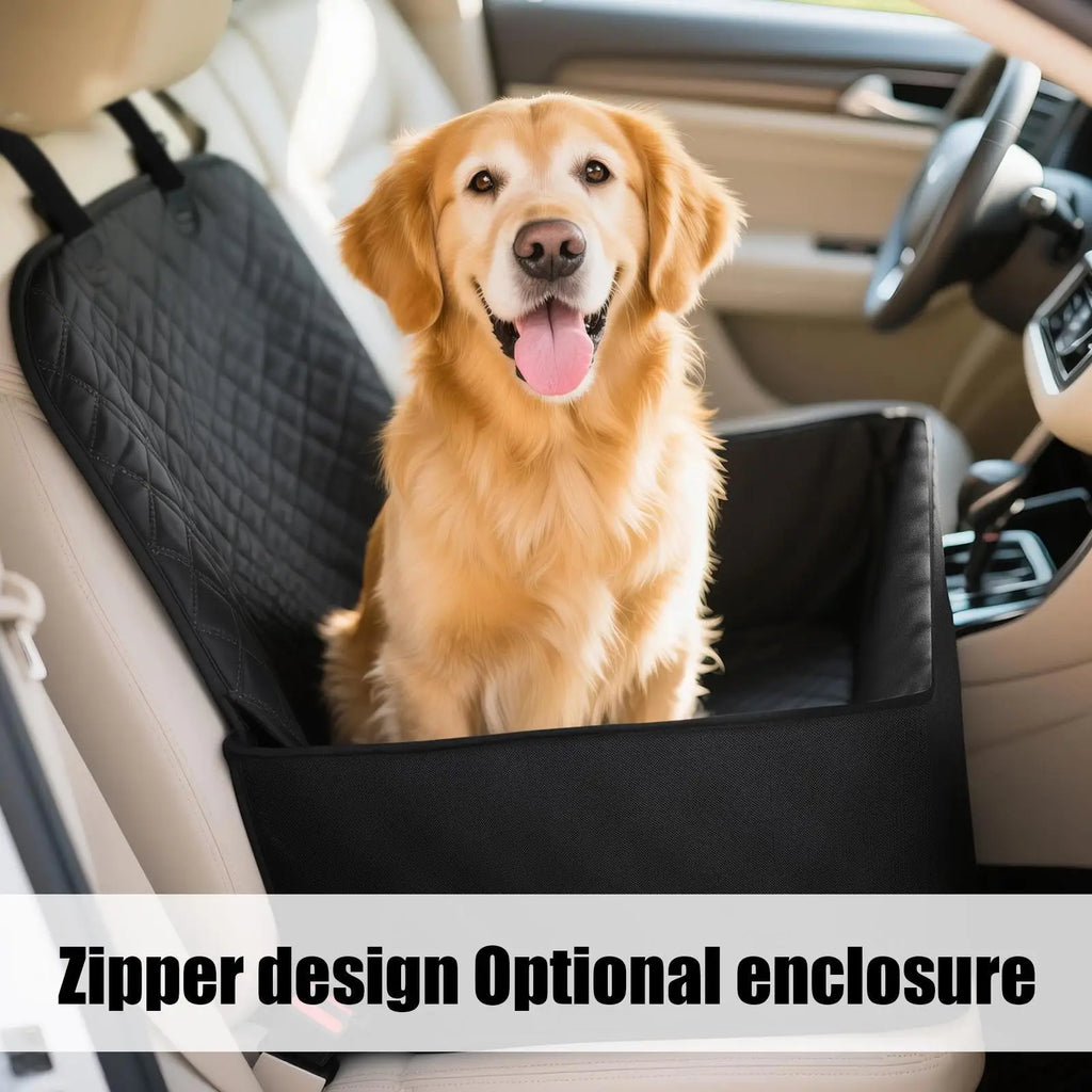 For Truck Dog Car Seat Large Waterproof Pet Seat Cover for Cars Booster Cushion Protector Carrier for Bed Barrier Backseat Truck Qme