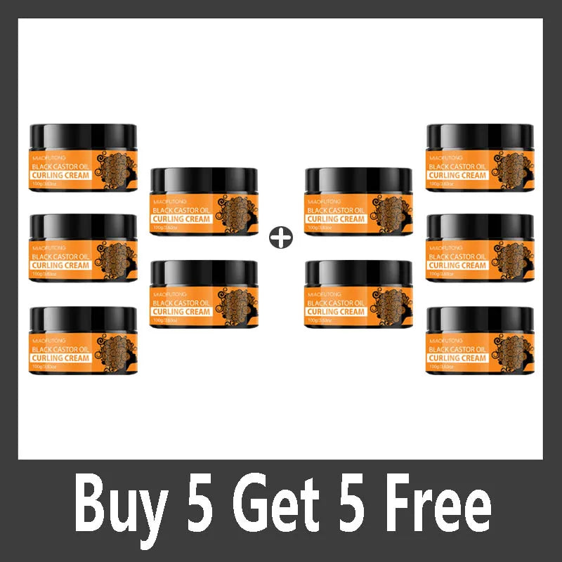 Black Castor Oil Healthy Moisturizes And Defines Curls Suitable For Dry Curly Hair For Both Men And Women,Repair Hair Tangles Qme Buy 5 Get 5 Free