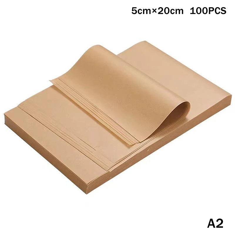 50 Parchment Paper Baking Sheets Non-stick Precut Oven Air Fryer Qme A2