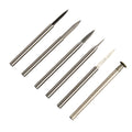 6Pc/set Wood Carving Drill Bits For Rotary Tool Engraving Crafts Grinding Tool 3mm Sculpting Tool Wood Carving Drill Bit Qme A