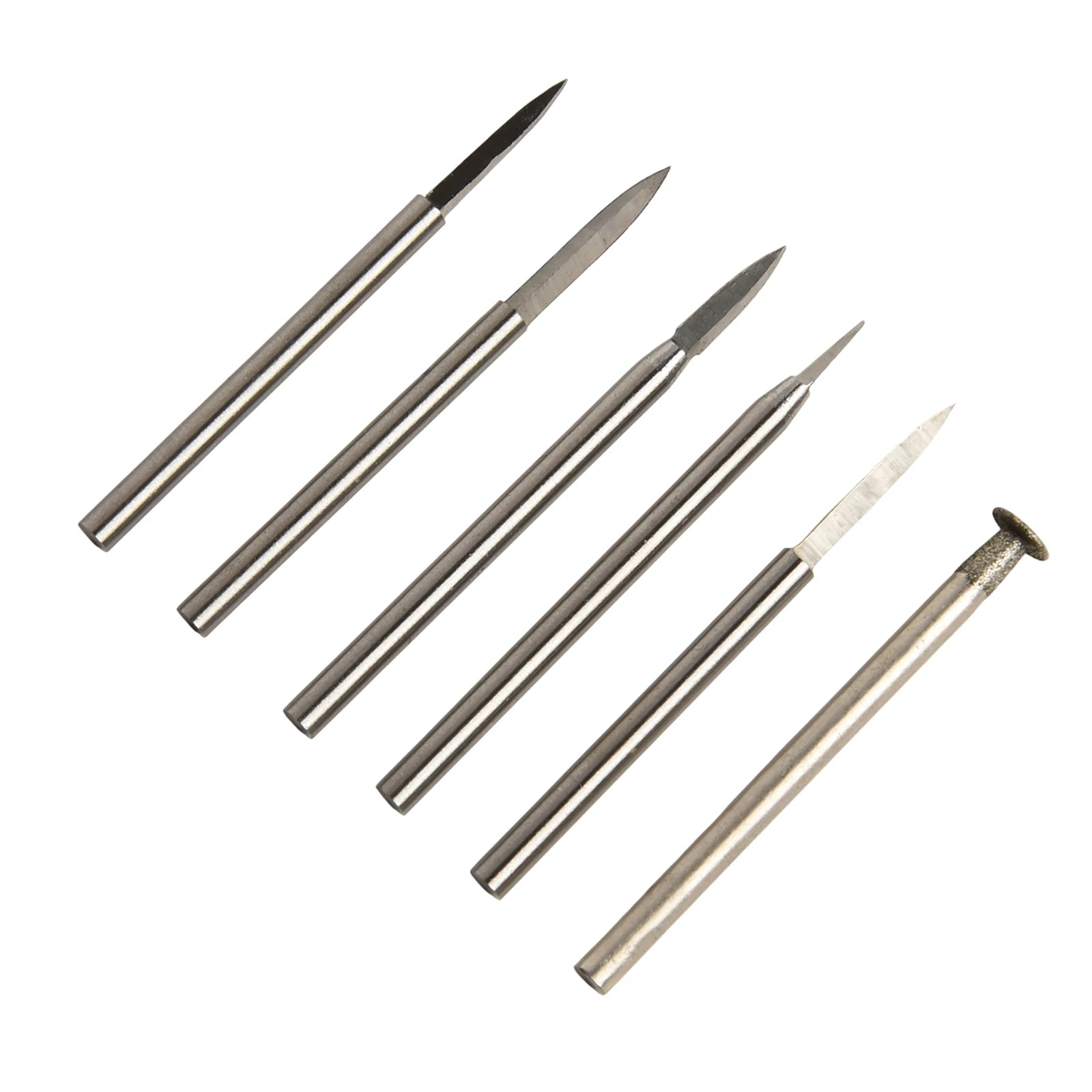 6Pc/set Wood Carving Drill Bits For Rotary Tool Engraving Crafts Grinding Tool 3mm Sculpting Tool Wood Carving Drill Bit Qme A