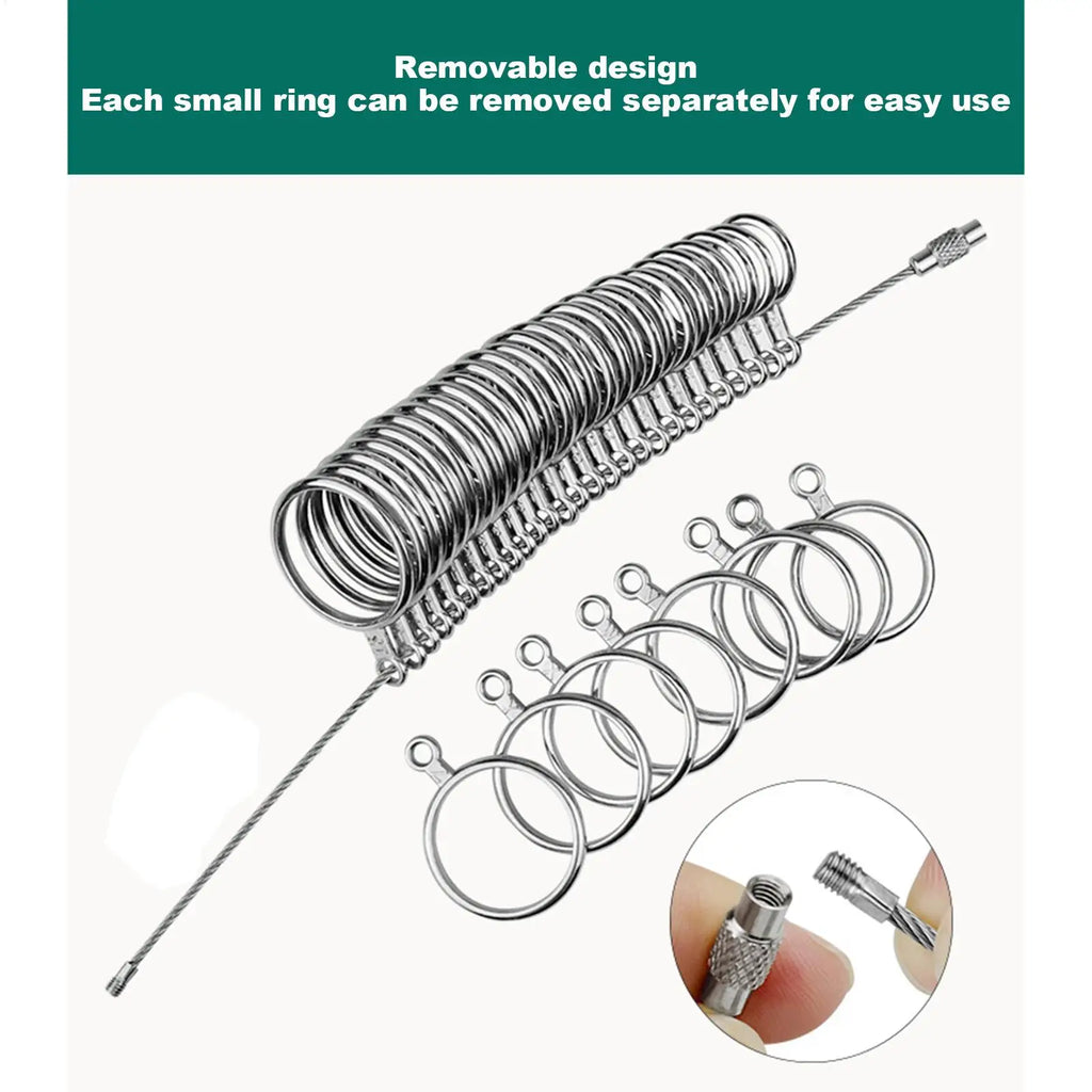 Finger Measuring Tool Ring Measurer Models Jewelry Sizer Precise Qme