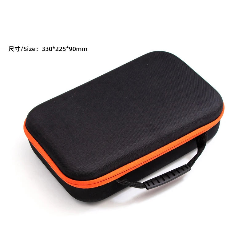 Large Capacity Tools Storage Bags Square Rectangle Electric Drill Qme Black orange Long