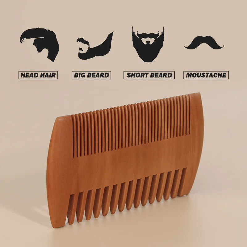 Men's Shaving Brush Boar Bristle Portable Barber Natural Beard Facial Qme