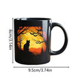 Cat Mugs Ceramic Halloween Funny Mysterious Coffee Cup Festive Mug Qme China Mainland B 350ml